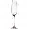 Jogo 6 Taças 260ml Para Champanhe Columba de Cristal Ecológico
